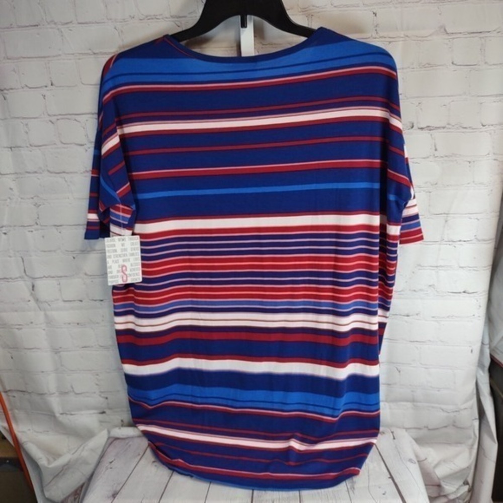 NWT LuLaRoe Irma High-Low Tunic Top Small Shirt Top Blouse Multicolor - Picture 3 of 11